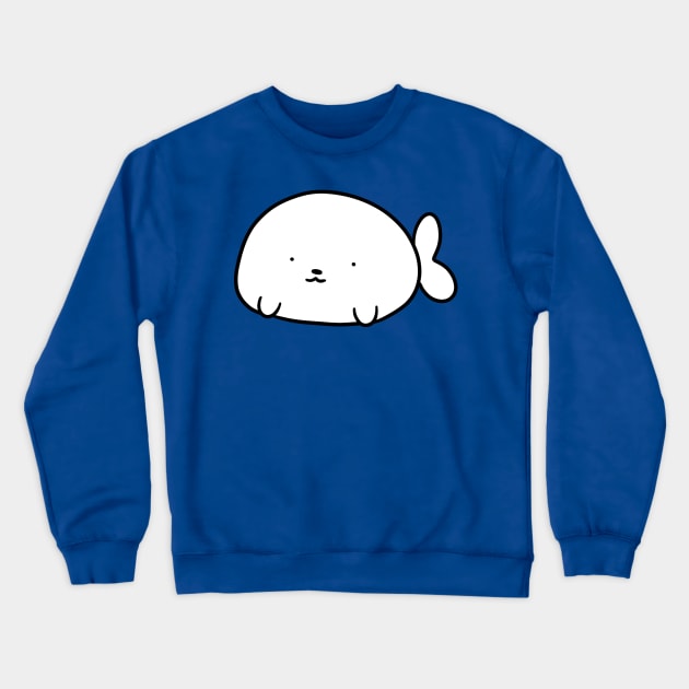 Baby Harp Seal Blob Crewneck Sweatshirt by saradaboru